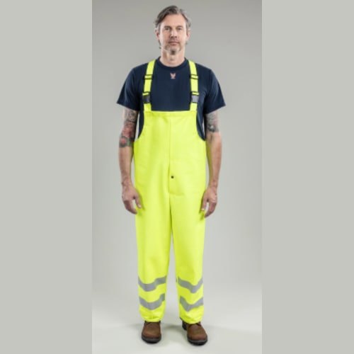 DriFire® Arc H2O™ FR Hi-Vis Yellow Bib Overall, Class E