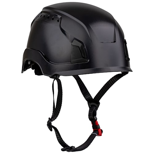 Traverse™ Vented Industrial Climbing Helmet, Type II - Black