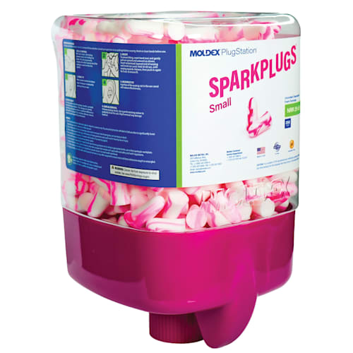 SparkPlugs® PlugStation® Uncorded Disposable Foam Earplug Dispenser - Small