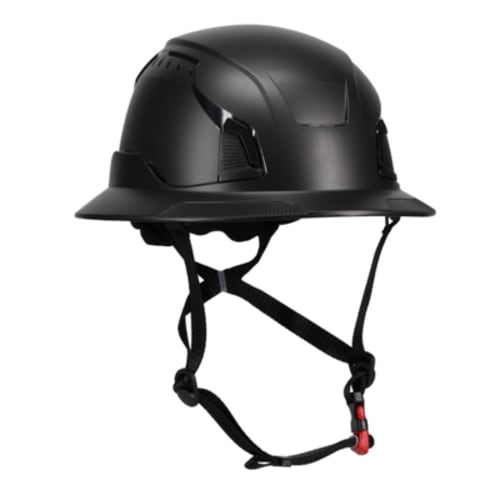 Traverse™ Full Brim Industrial Climbing Helmet, Type II - Black