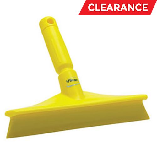 Vikan 71256 - Vikan 10 Single Blade Ultra Hygiene Bench Squeegee- Yellow