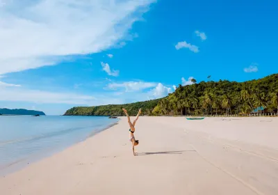 el nido white beach