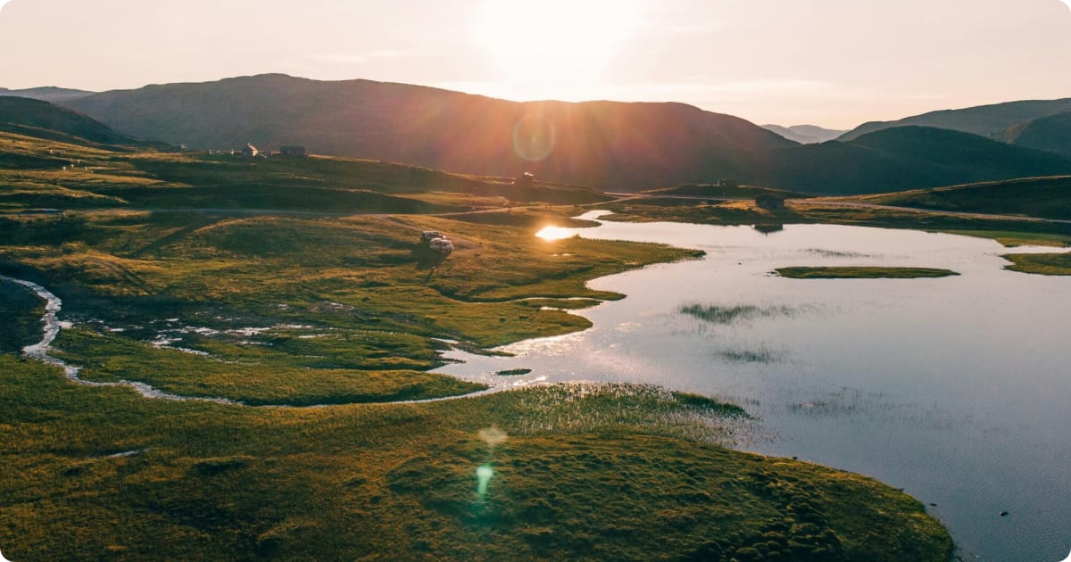 De 5 beste landen om in Europa in de vrije natuur te kamperen.