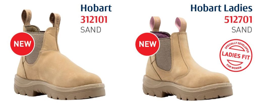 Hobart Sand safety boots | Steel Blue 