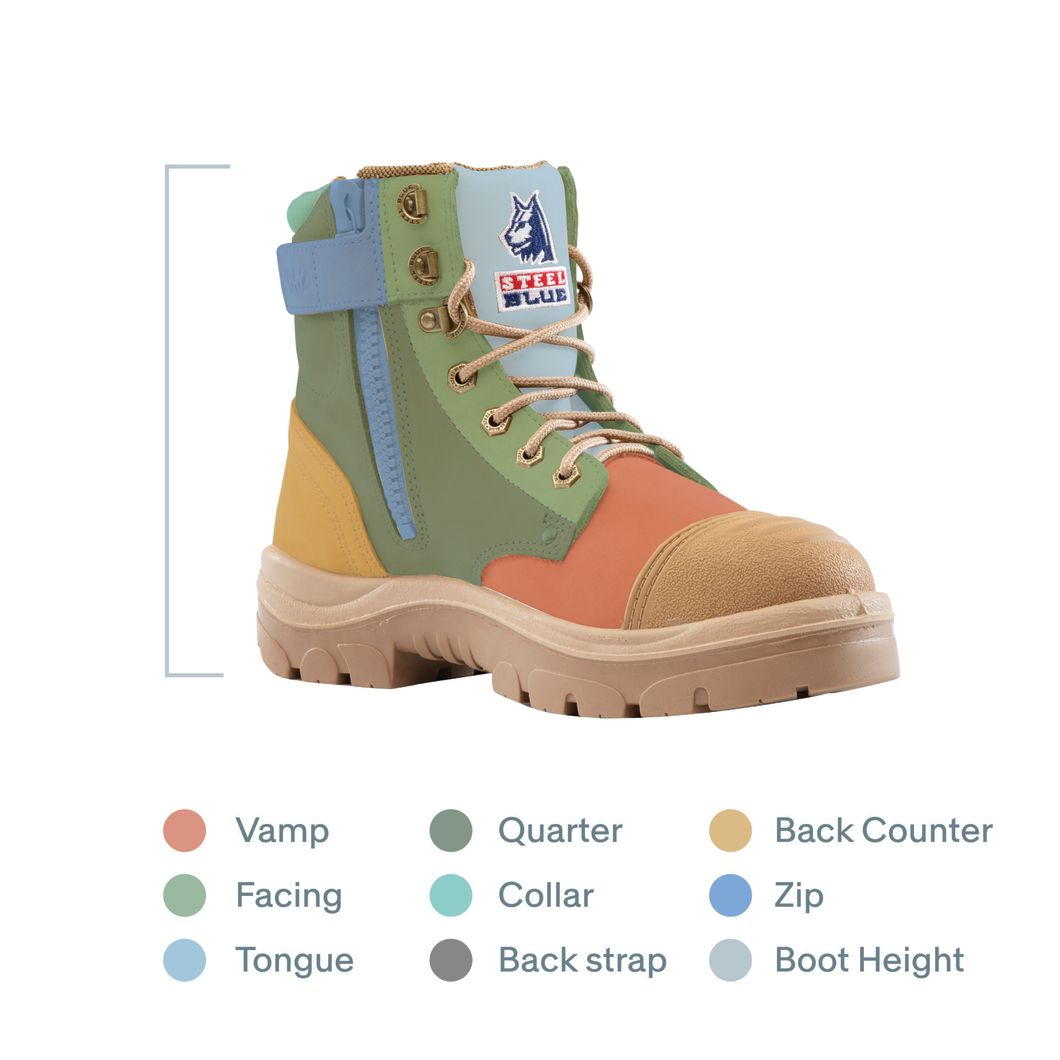 Work Boot Component Graphic