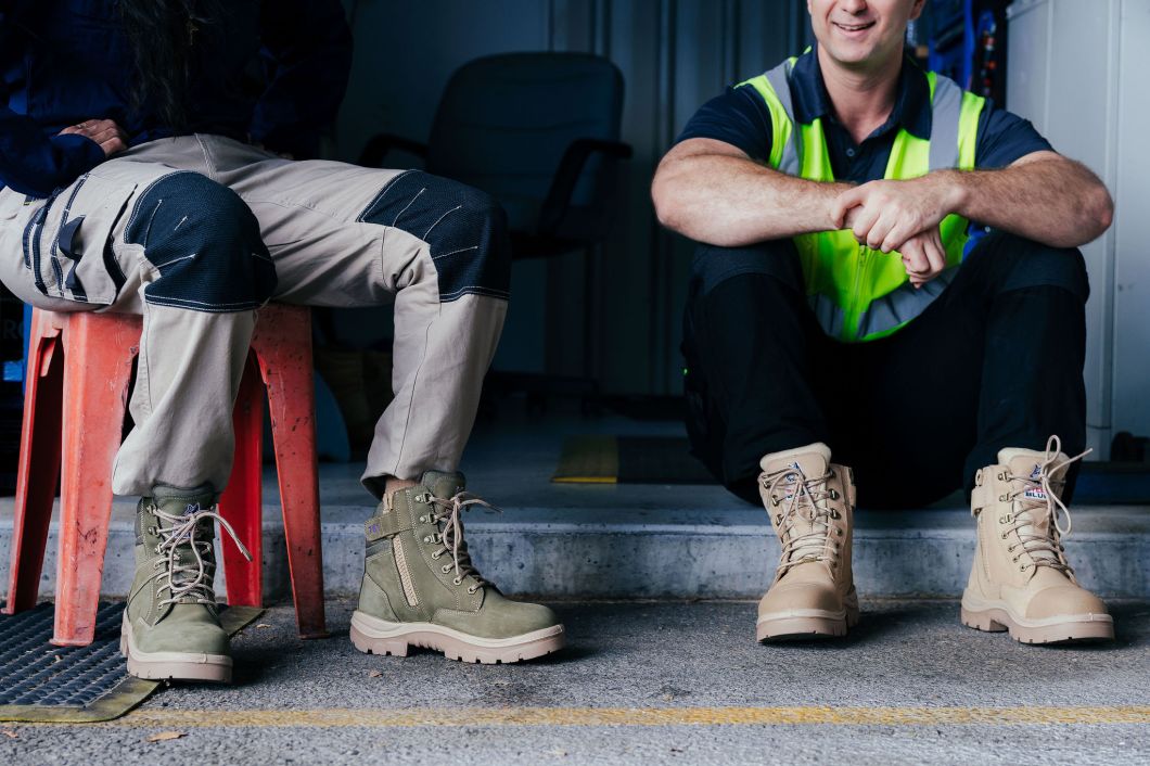 Southern cross Sand and Khaki work shoes