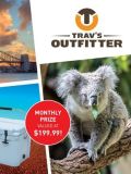 Win a trip to Australia with </br> Trav's Outfitters!