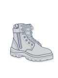 Reduce foot strain and injury with the </br> Steel Blue Lacing Guide