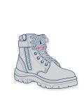 Reduce foot strain and injury with the </br> Steel Blue Lacing Guide
