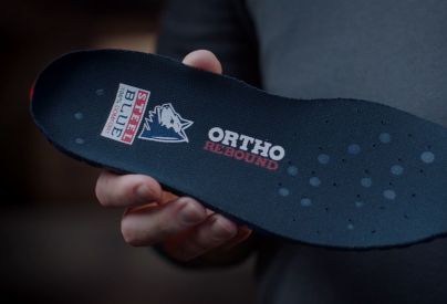 Our Ortho Rebound® Footbed <br> offers all day comfort