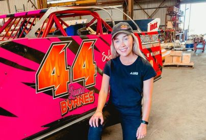 Speedway star Laura is absolutely fearless