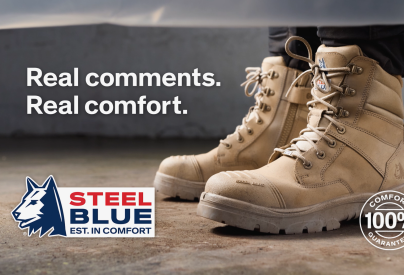 New Steel Blue Ad Gets Real About Tradie Comfort