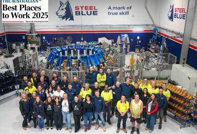 Steel Blue named a Top 10 Best Place to Work in Australia
