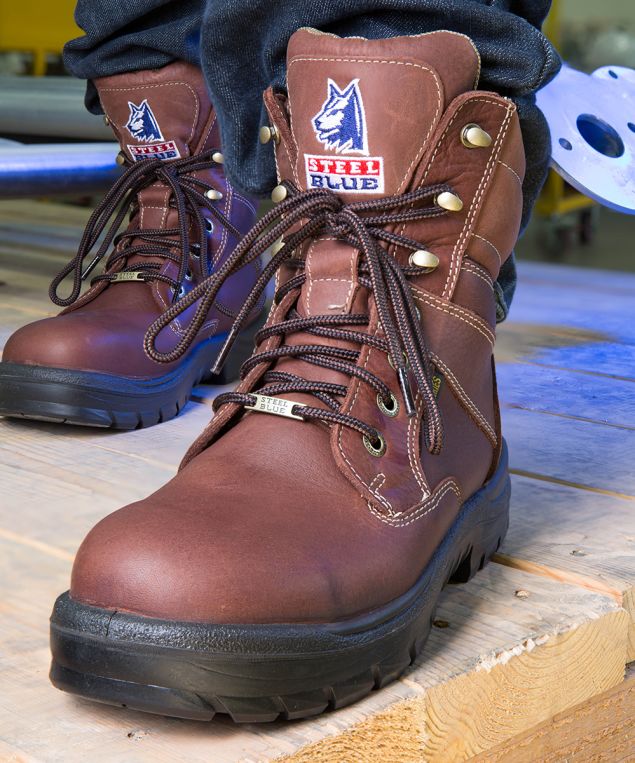soft sole steel toe work boots