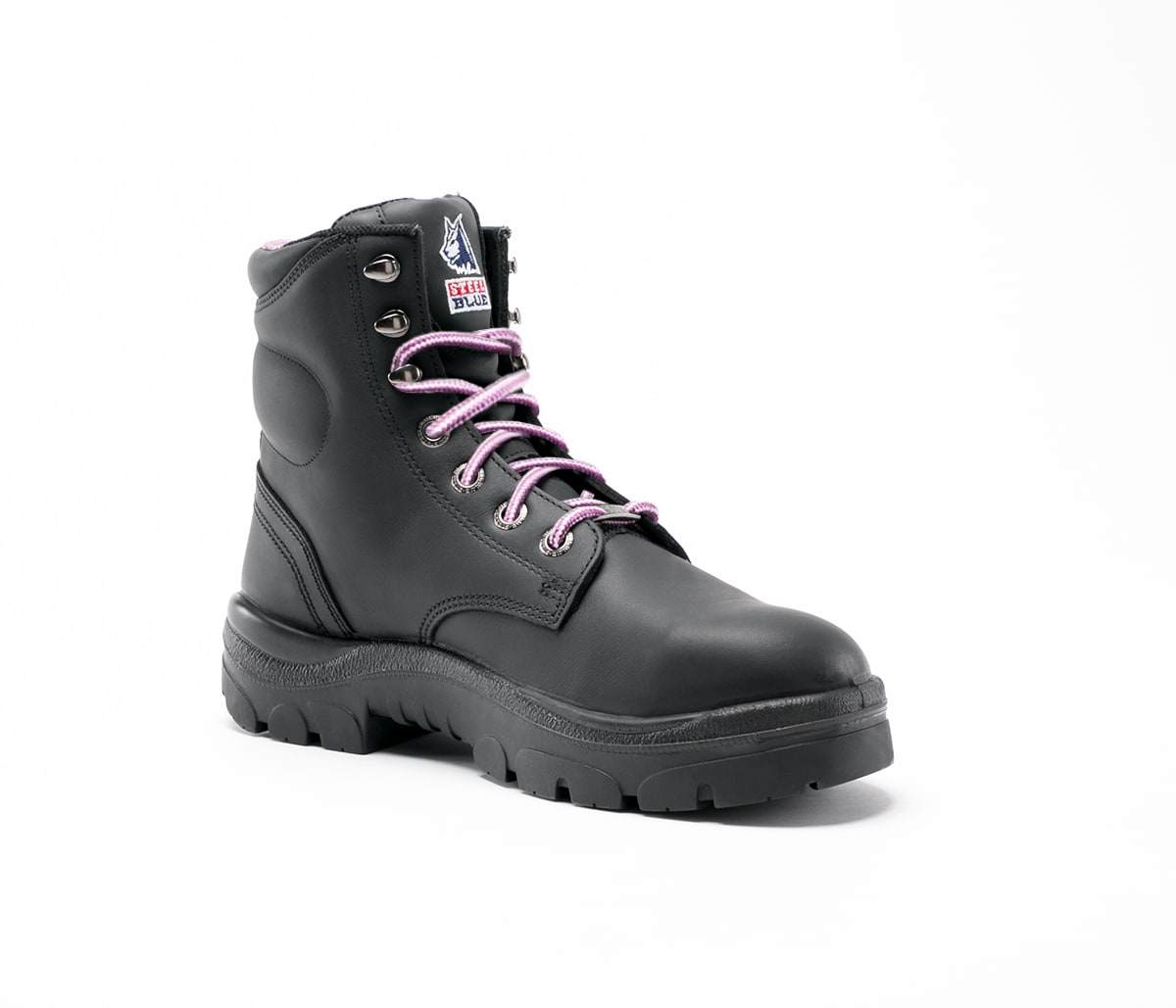 black safety boots womens