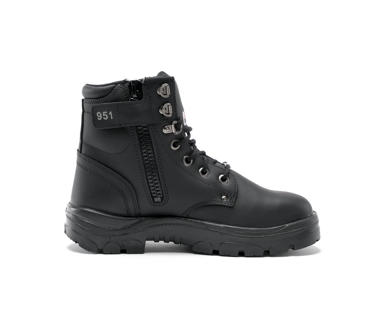 Argyle Zip Men’s Work Boots | Zip Sided Safety Boots | Steel Blue NZ