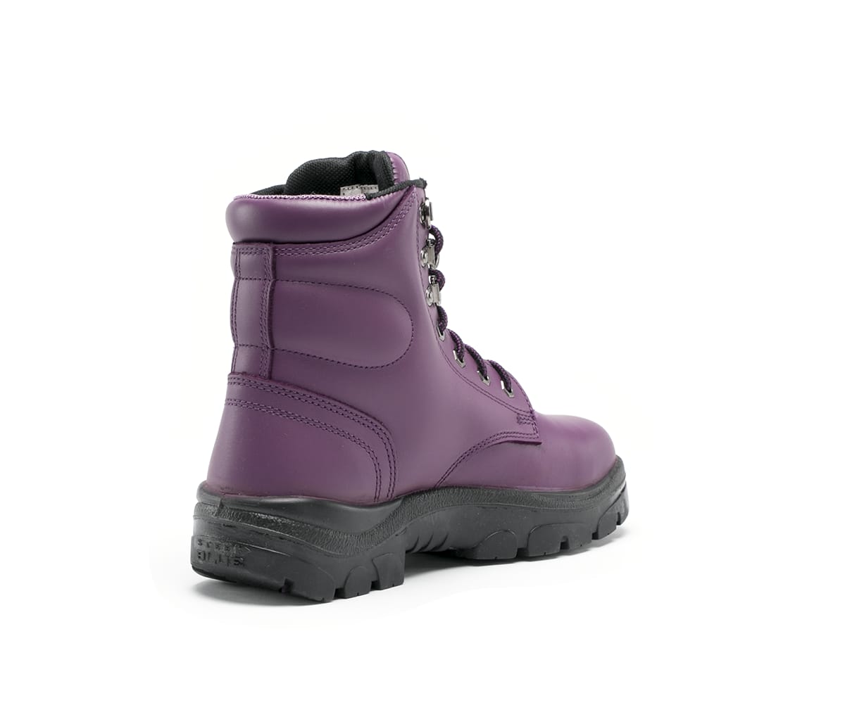 Argyle® Ladies Steel Toe Cap Purple Work & Safety Boots Steel Blue