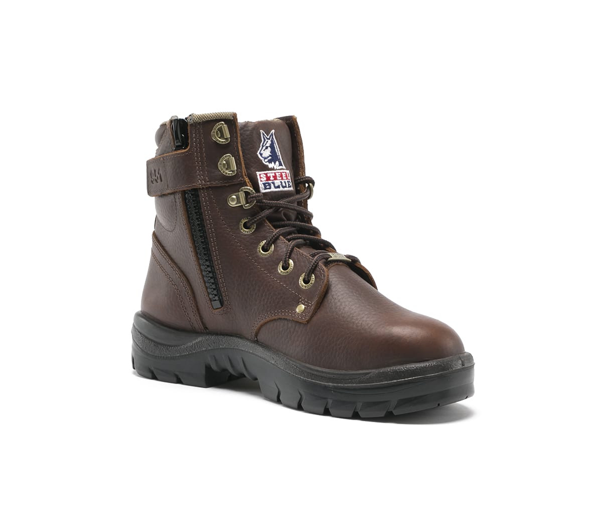 steel blue hobart non safety boots