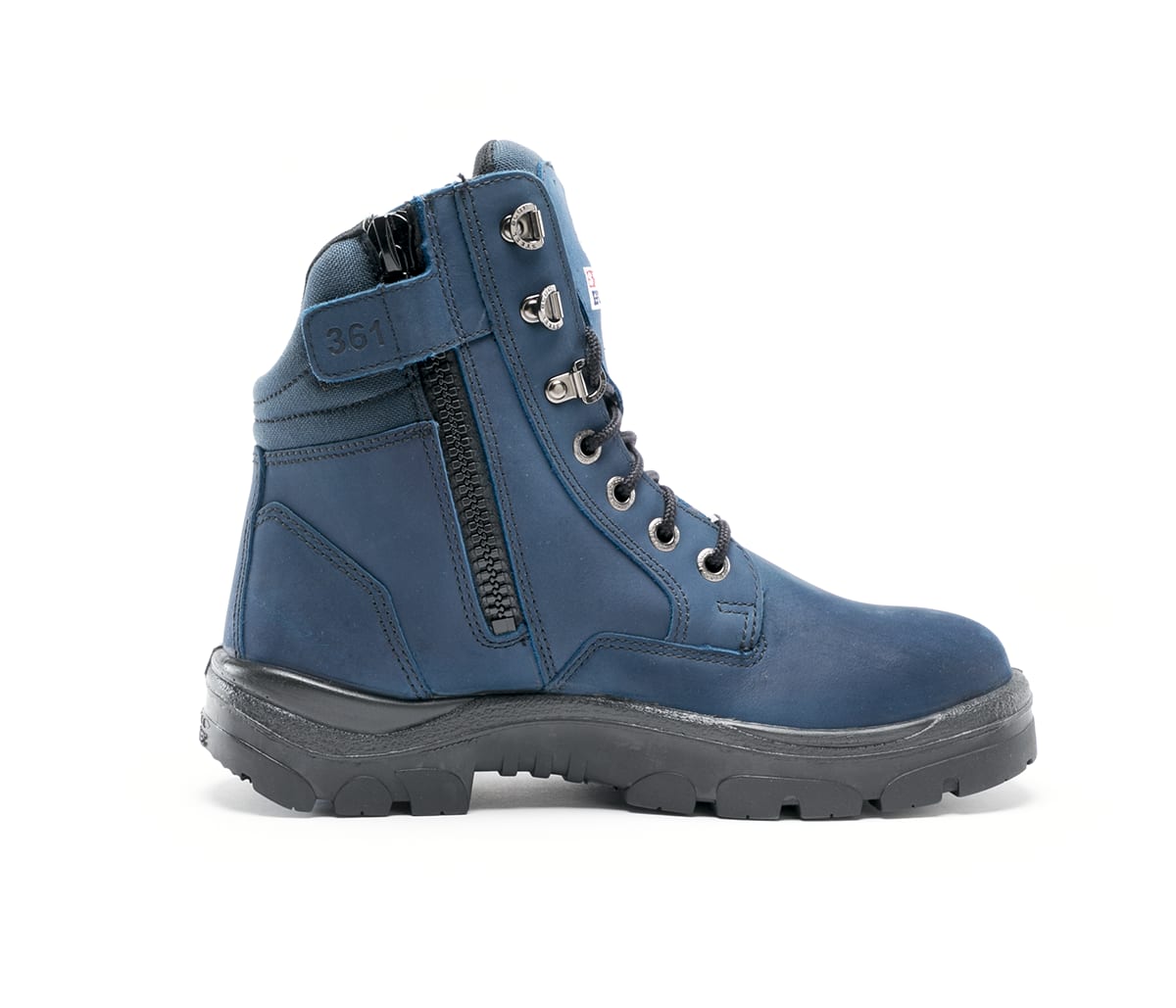 Southern Cross® Zip Blue Work Boot - Blue