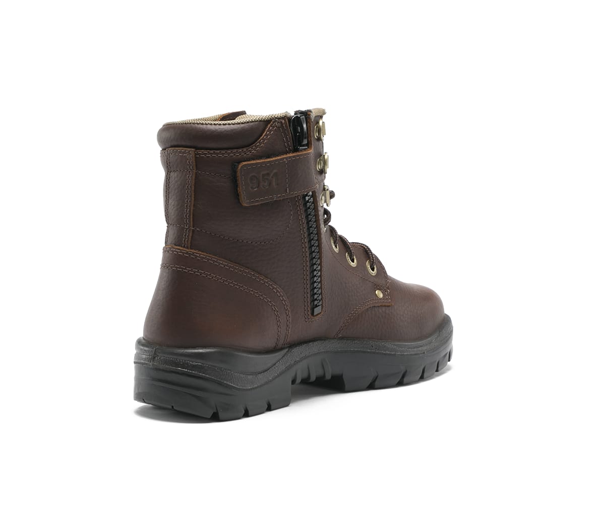 Argyle Zip: Soft Toe - Oak