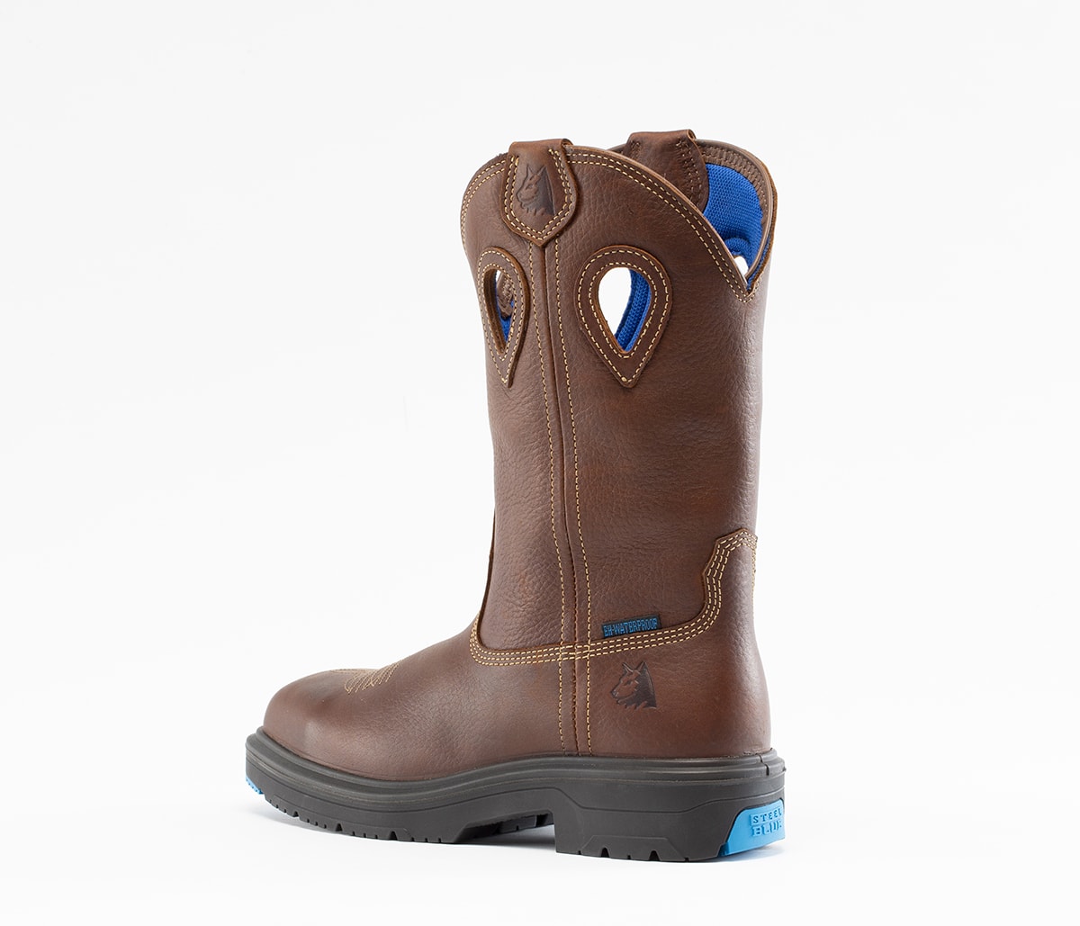 Steel Blue - Blue Heeler - Oak