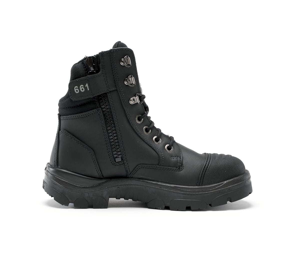 Southern Cross® Zip Work Boot - Black