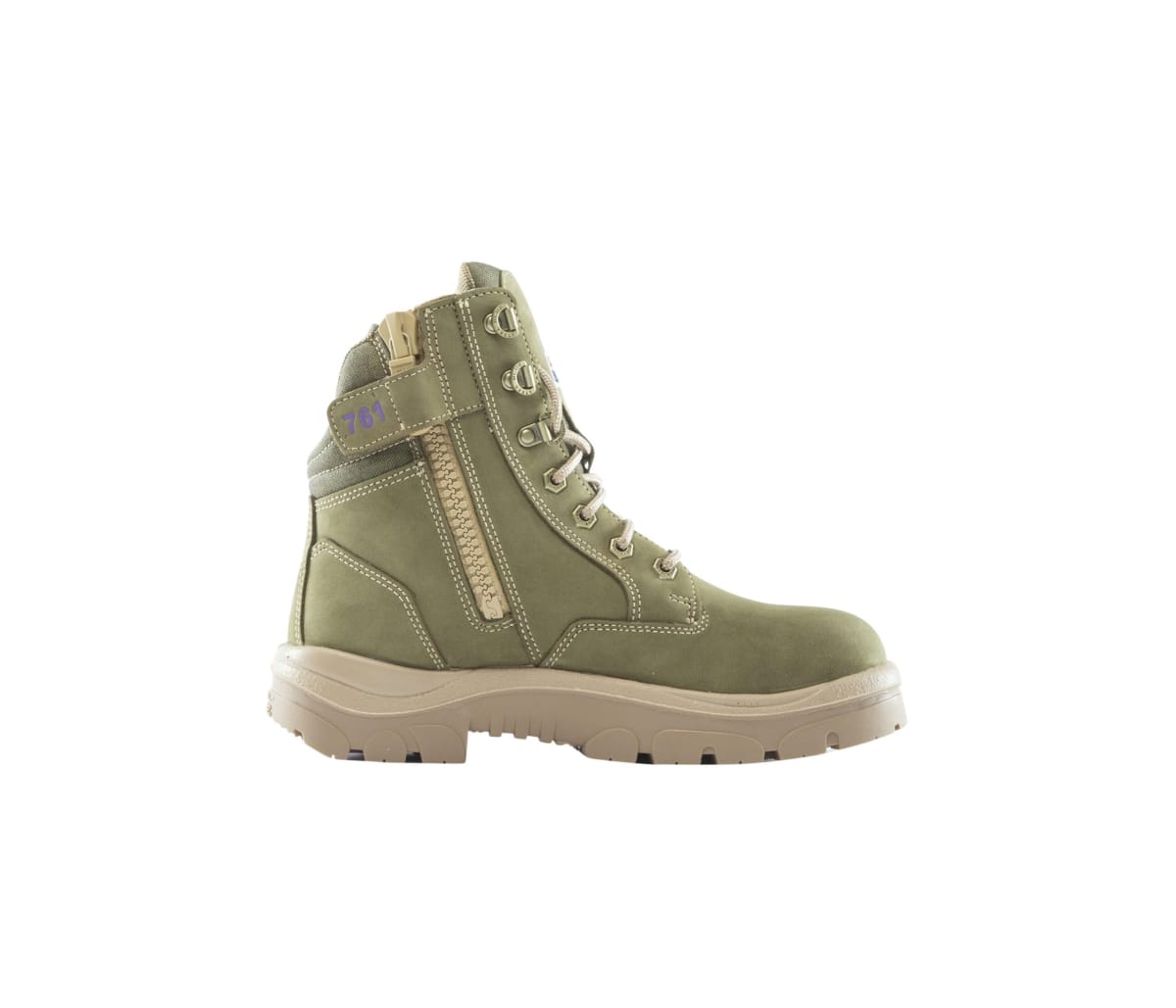 Southern Cross® Zip Ladies Boots - Khaki