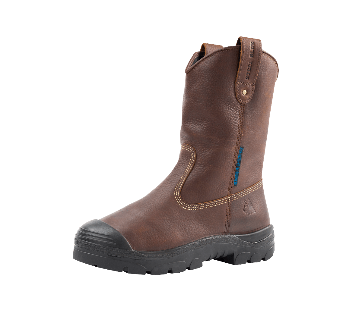 Heeler Met Bump Cap: Waterproof Steel Toe Work Boot | Steel Blue
