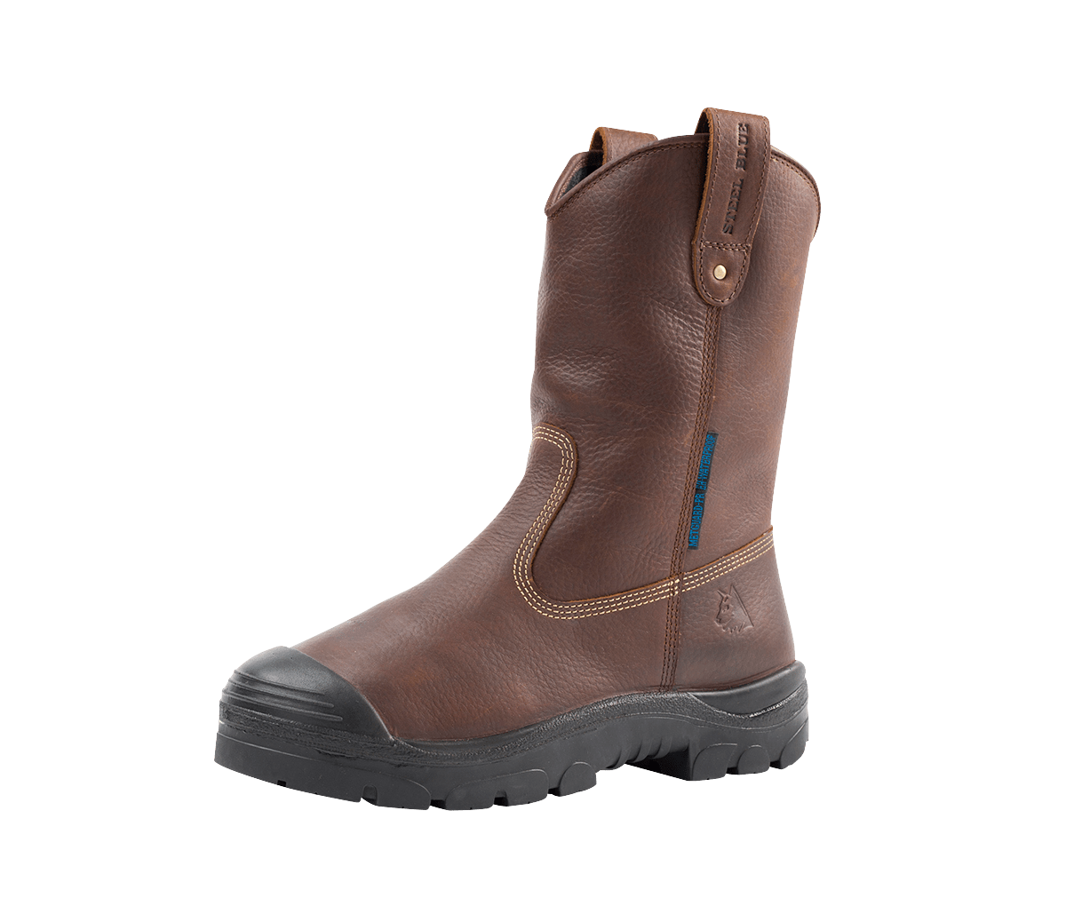 Steel Blue Men's Blue Heeler Waterproof Western Work Boots - Steel Toe