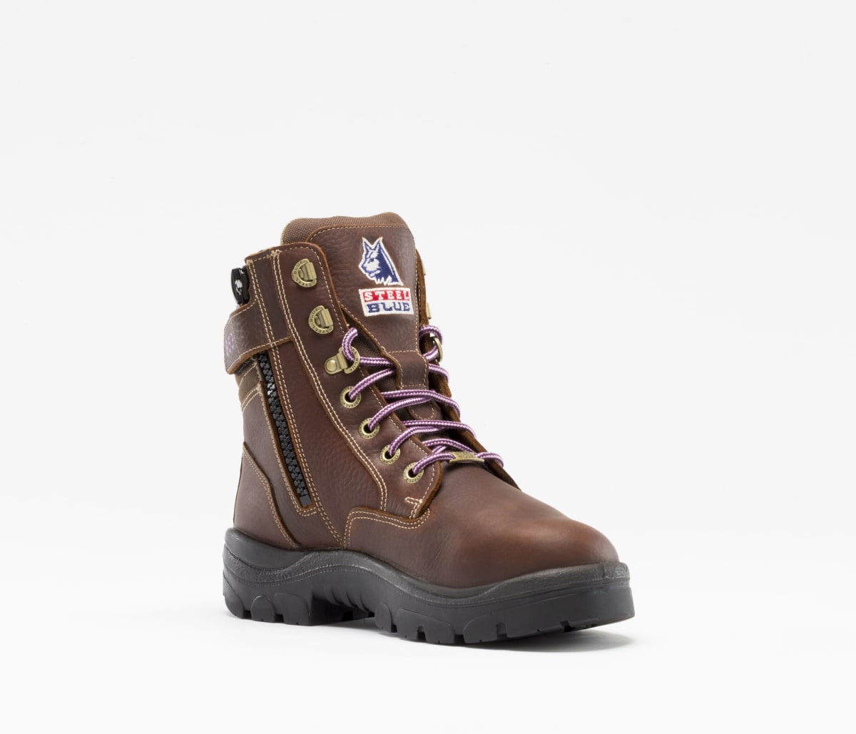 Southern Cross Zip Steel Toe Work Boots