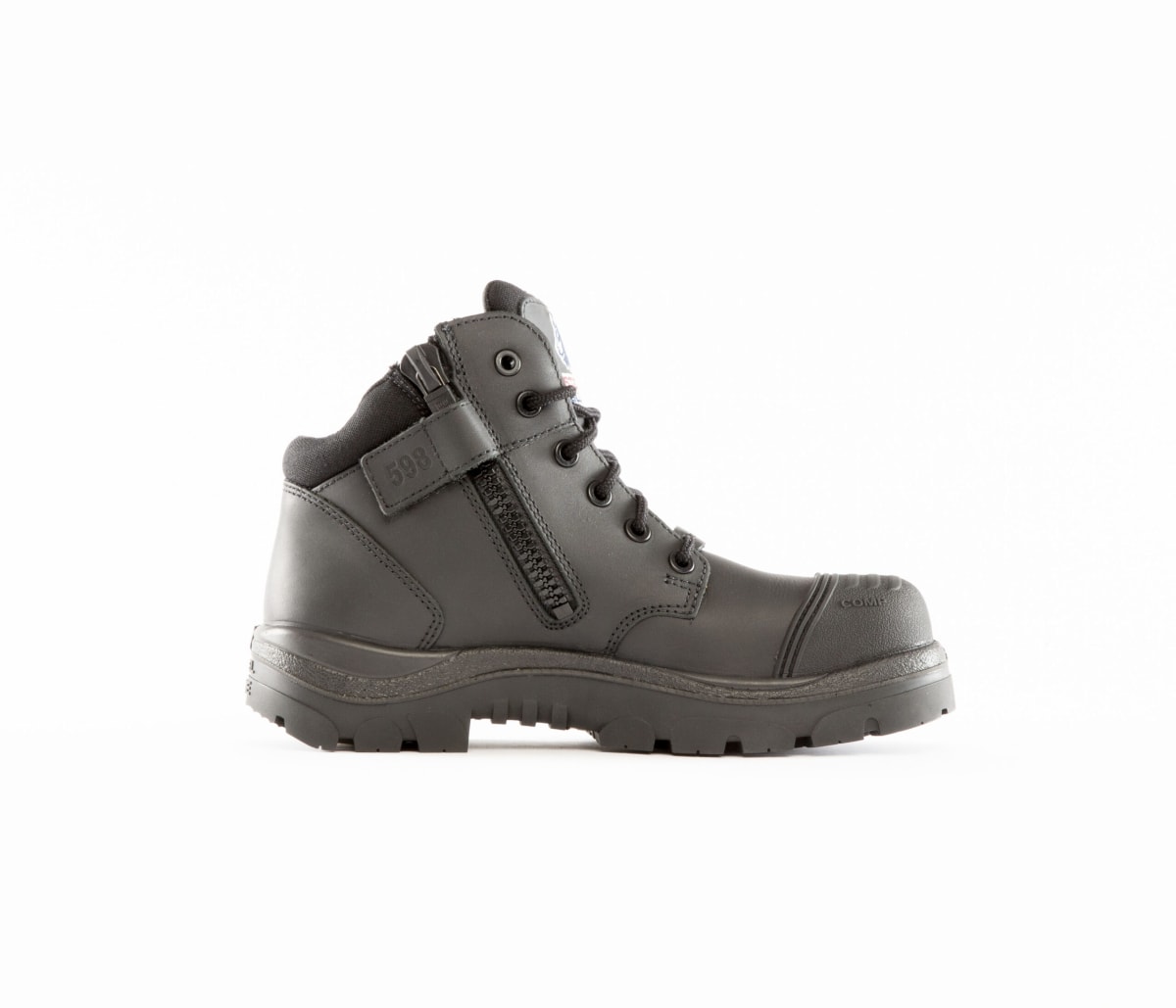 Parkes Zip: Scuff Composite - Black
