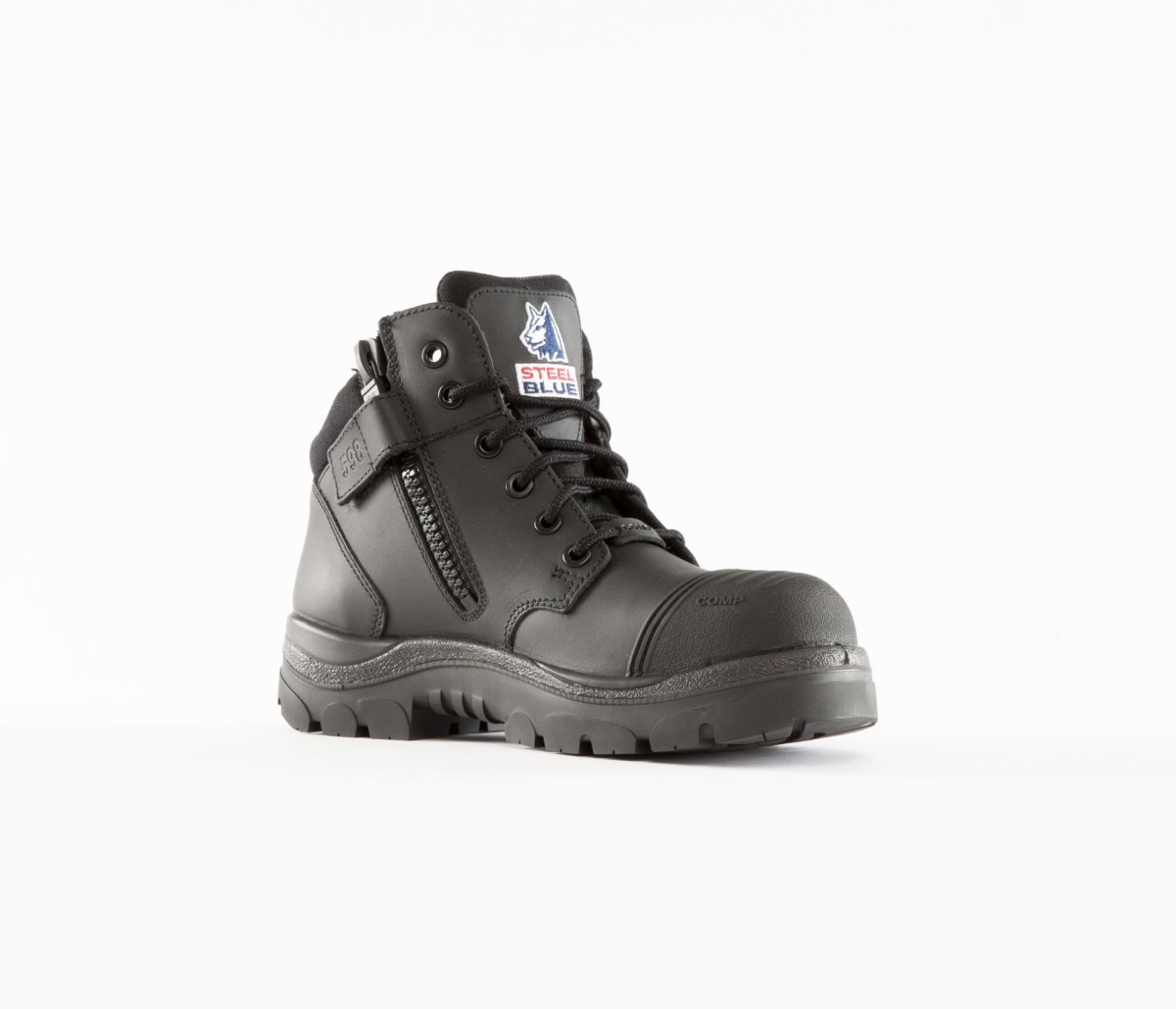 Parkes Zip: Scuff Composite - Black