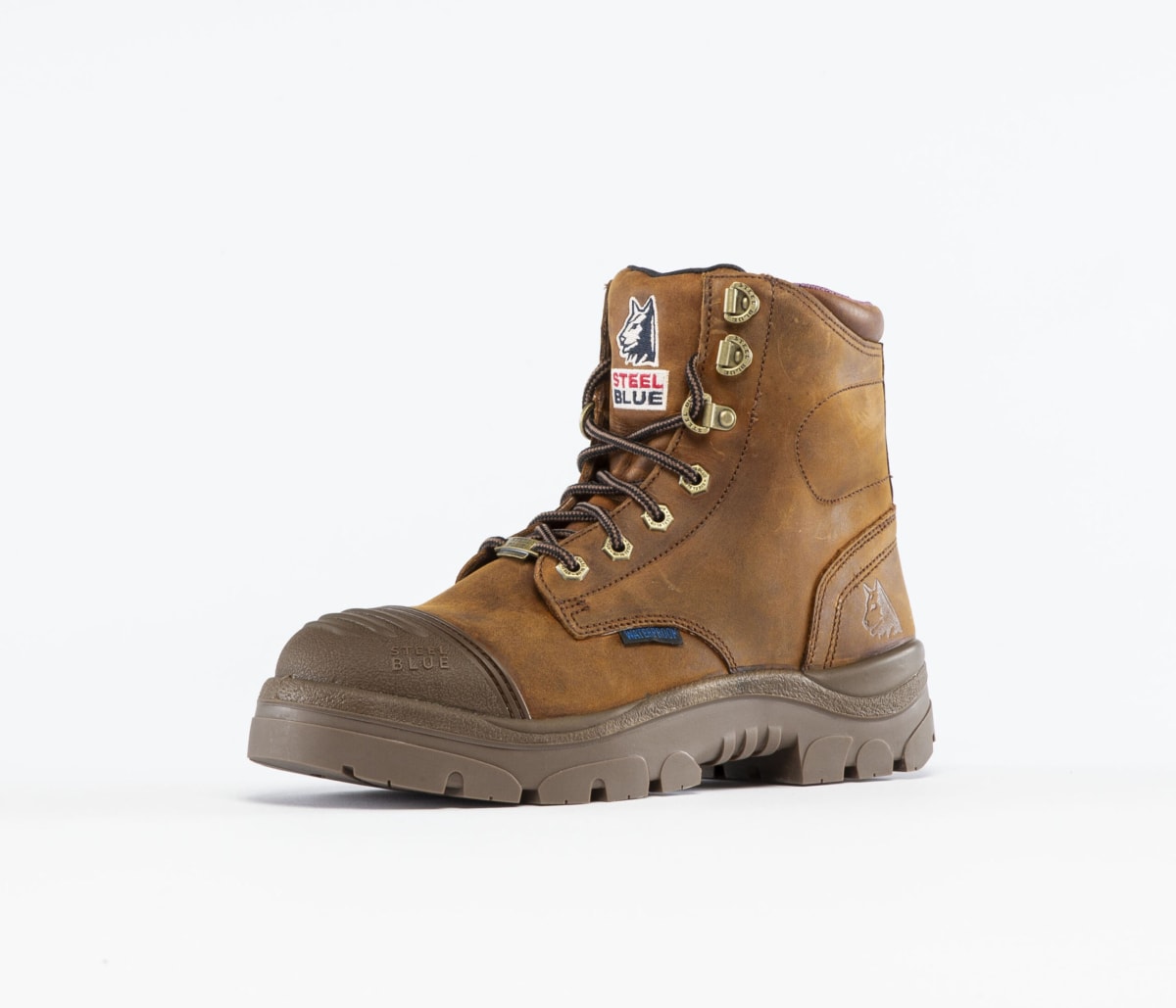 Argyle® Zip Ladies: Scuff Waterproof - Distressed Brown