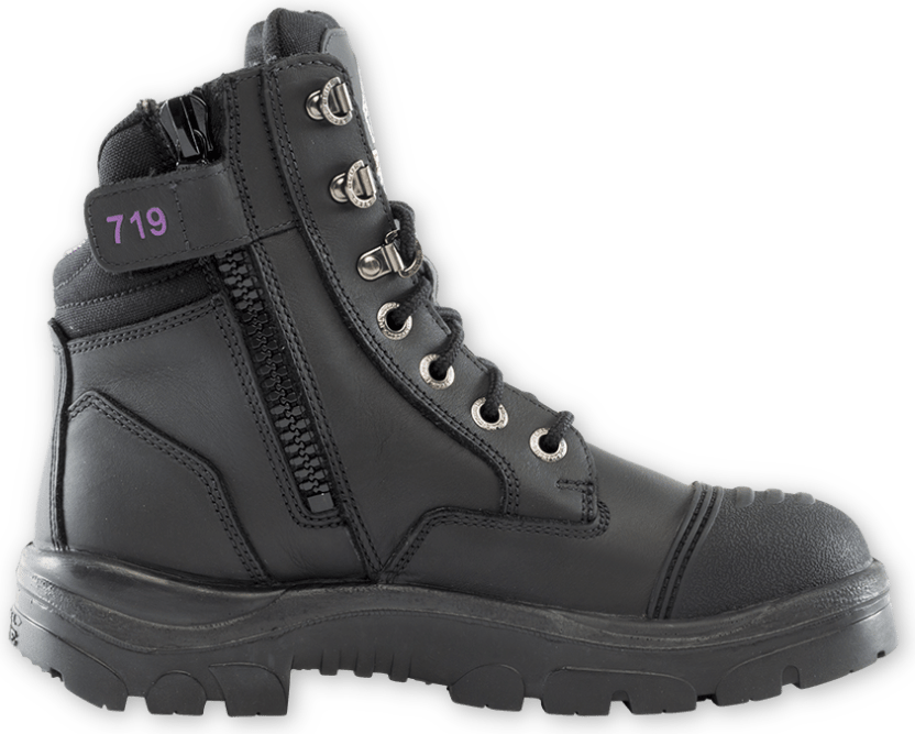 Southern Cross® Zip Ladies: Scuff Cap Boot