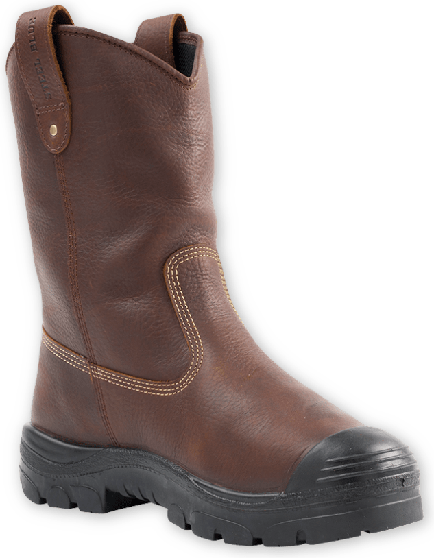 mspベジット Heeler Met Bump Cap: Waterproof Steel Toe Work Boot | Steel Blue