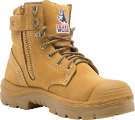 blue dog steel cap boots