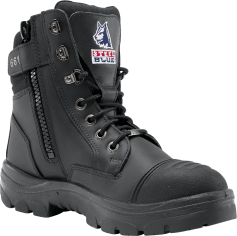 Steel blue best sale zip up boots