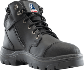 Parkes Zip Scuff Cap Work Boots - Men's Ankle Boots | Steel Blue Parkes Zip Scuff Cap Work Boots - Men's Ankle Boots | Steel Blue