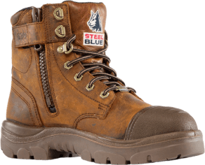 Argyle Zip: Scuff Waterproof - Distressed Brown
