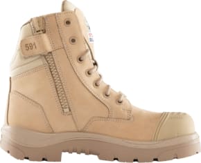 熱販売 Men's Cross® Southern Zip Blue Steel | Ankle 150mm - Boots Work ドライスーツ