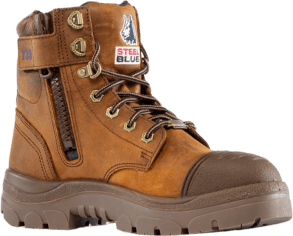 Argyle® Zip Ladies: Scuff Waterproof - Distressed Brown