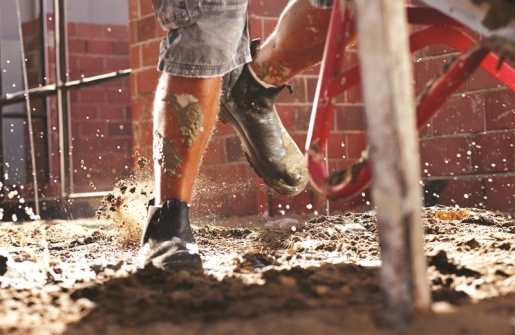 steel-blue Water proof safety shoes