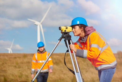 Environmental Care Wind Turbine - Steel Blue