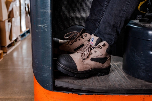 Slate Parkes Zip Scuff work boots