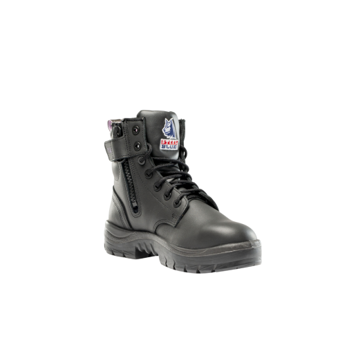 Steel Blue Chemical Resistant Safety Boots - Argyle® Zip Ladies: EH