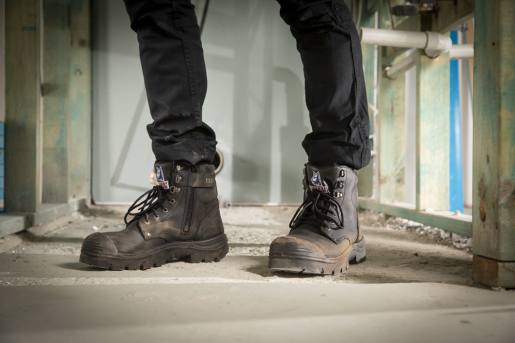 black work boots