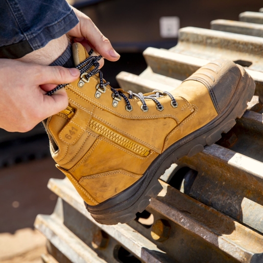 Steel blue Mining work boots