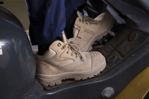 Parkes Sand Mens Forklift use Work boots