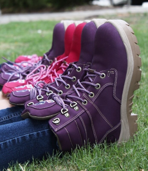 Pink and Purple Boots. BCCWA