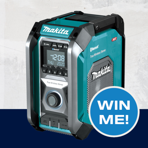 makita speaker promo - steel blue boots promo